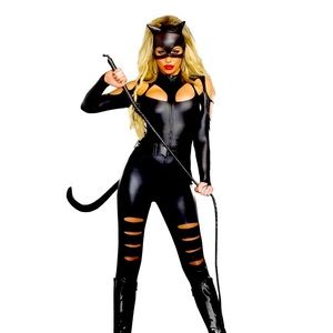 Cat woman deluxe costume